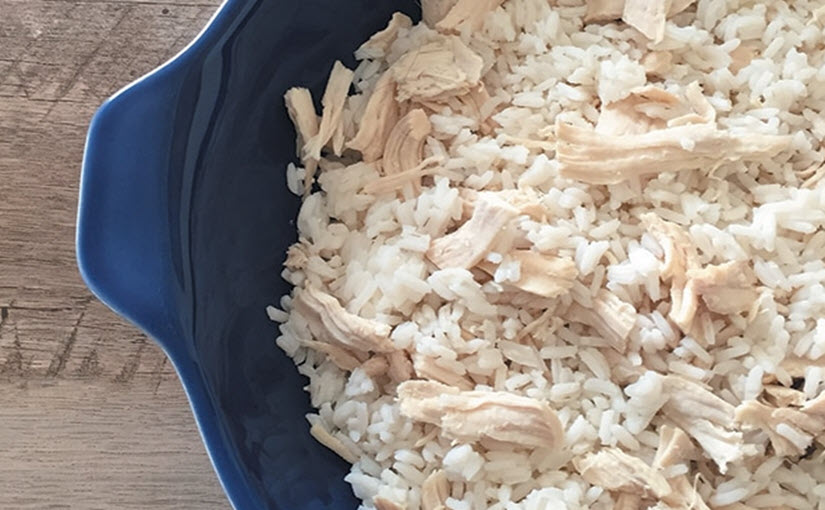 How to make chicken and rice for dogs